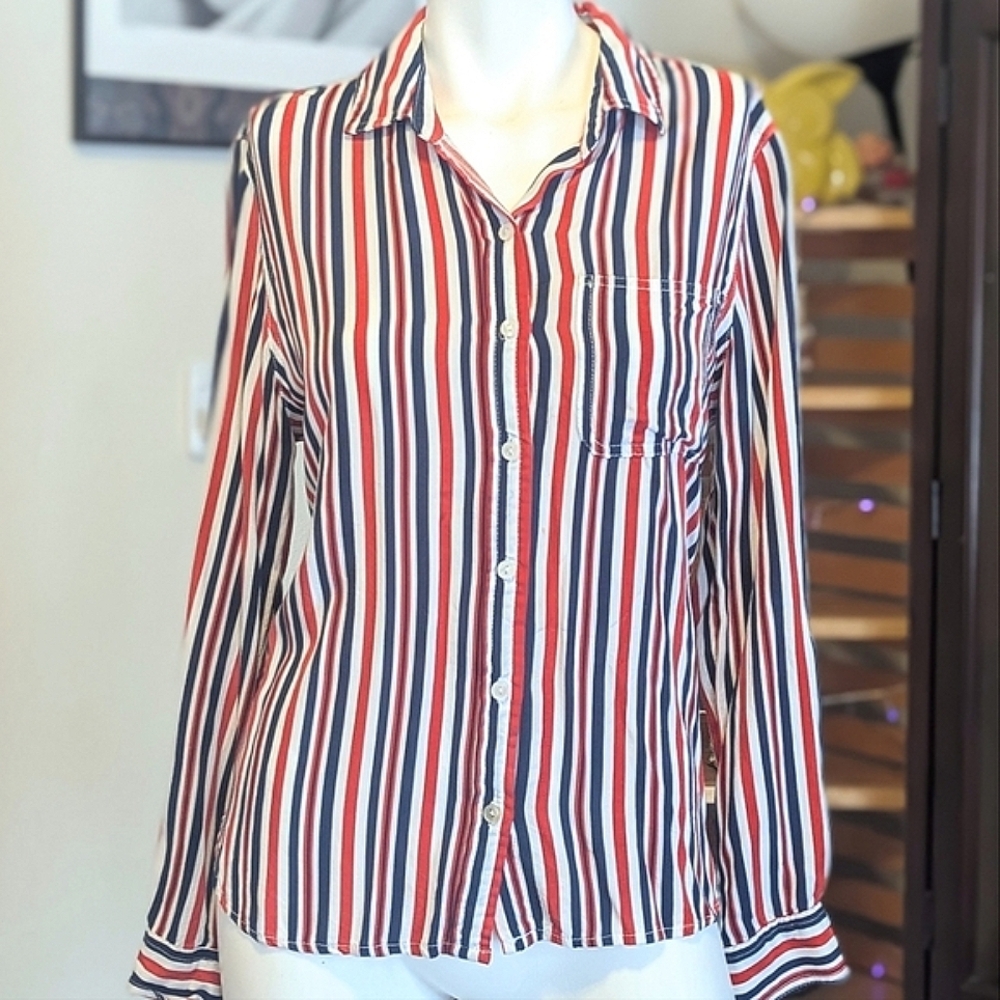 Velvet Heart Long Sleeve Button Down Shirt